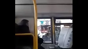 flashing my black cock on bus